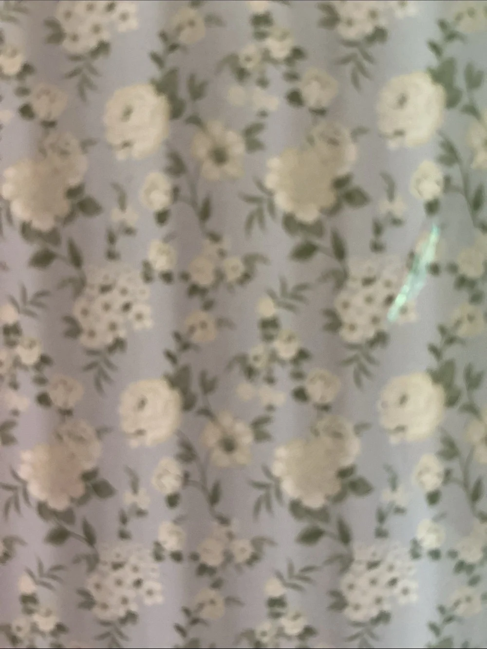 Cottage Core Floral Shower Curtain